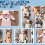 rs 149 bear design long-sleeve baby jumpsuit thespark shop